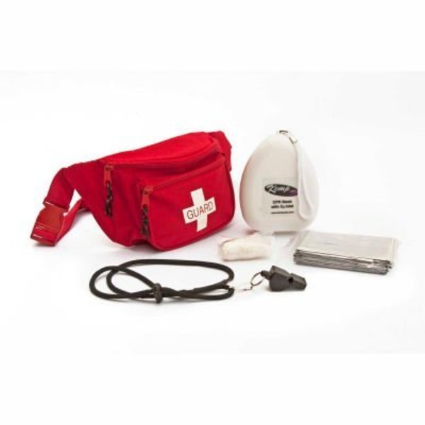 Kemp Usa Kemp Guard First Responder Hip Pack, 10-103-RED-S2 10-103-RED-S2